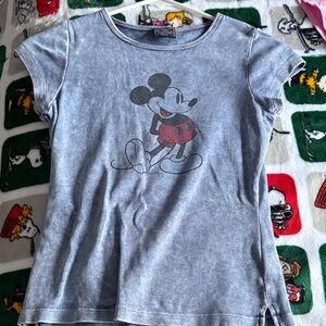 Disney Kids Light Blue Mickey Mouse Tee